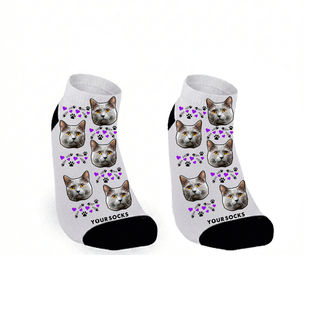 Calcetines cortos Mix Gato - Your Shop