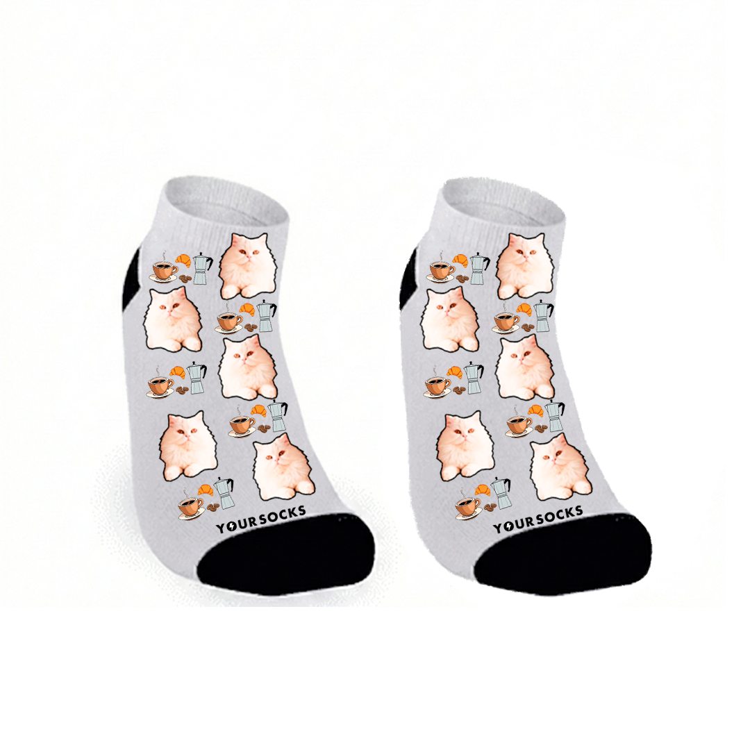 Calcetines cortos con diseño de café - Your Shop