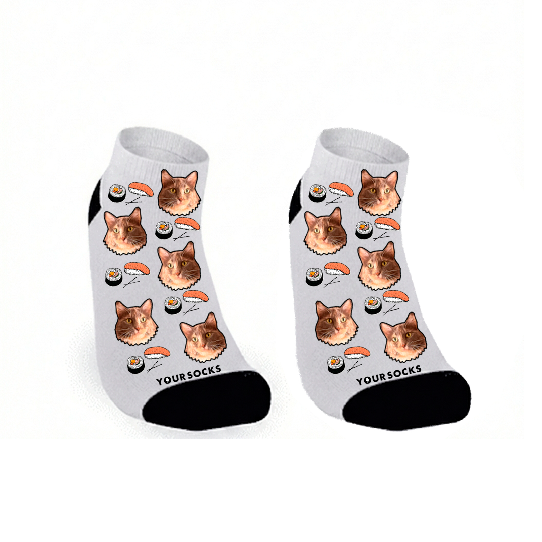 Calcetines cortos con sushi - Your Shop